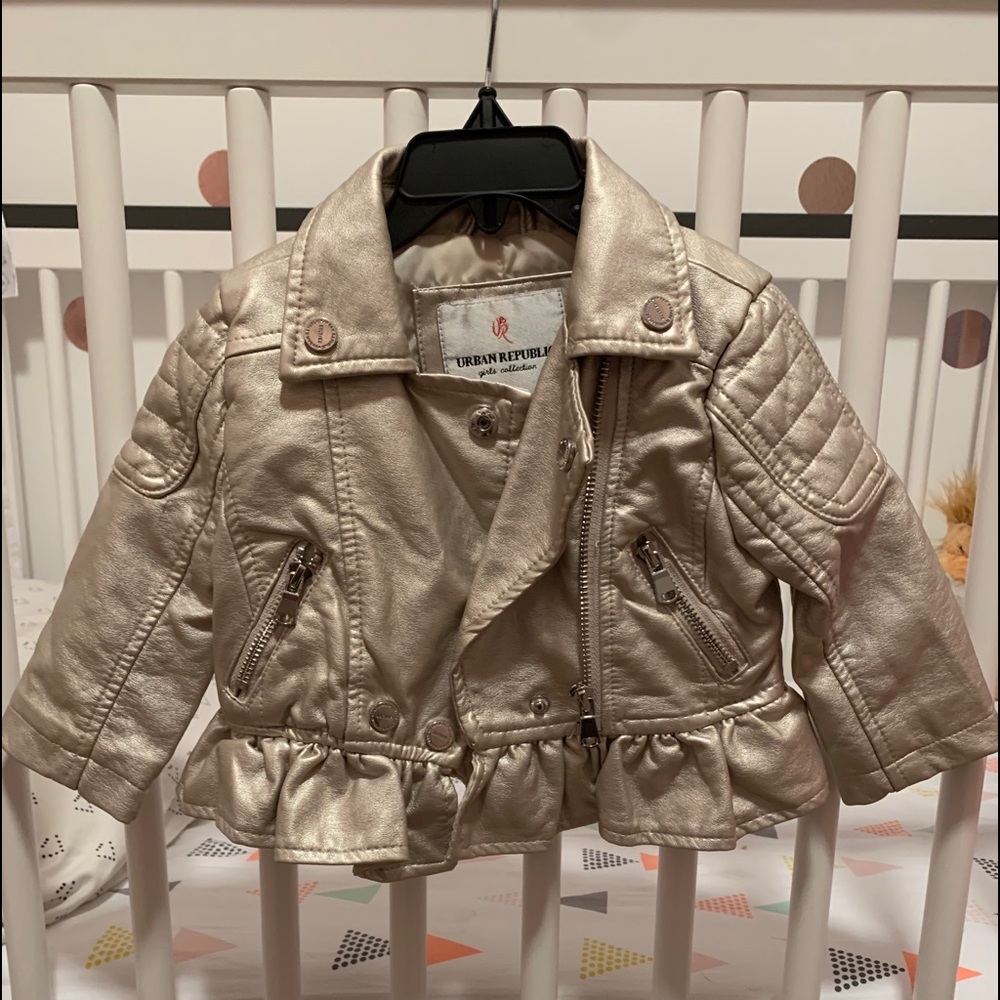 Urban Republic Gold Jacket - size 12 months